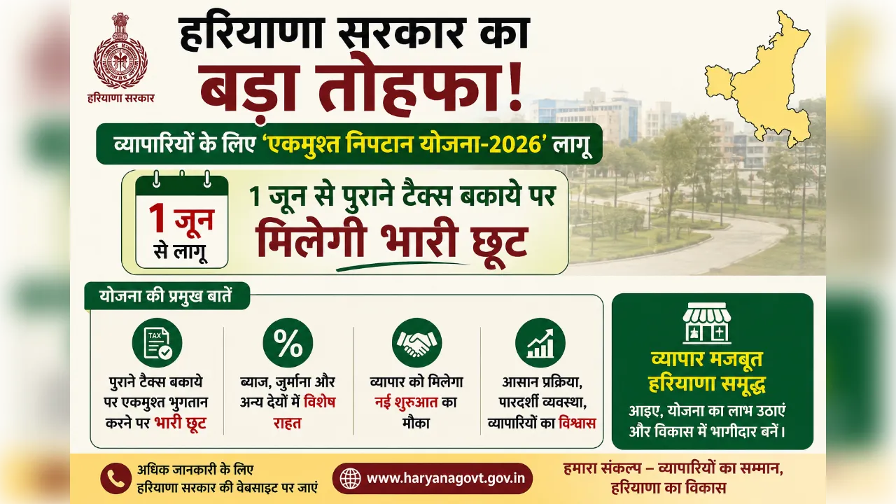 haryana-one-time-settlement-ots-scheme-2026-launched