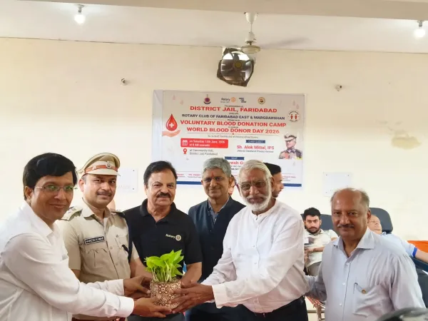 Faridabad News : जेल में बंद कैदियों को मुख्य धारा से जोड़ने के लिए योजना चलाई जा रही : डीजीपी आलोक मित्तल
