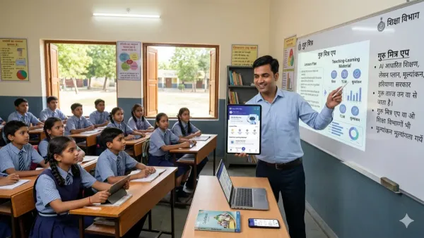 Palwal/ Hathin News : अब स्मार्ट बनेगी सरकारी पढ़ाई, शिक्षकों के लिए अनिवार्य हुआ एआई