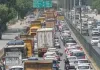 Gurugram News : दिल्ली-जयपुर हाईवे लगा जाम, 40 मिनट फंसे रहे लोग 
