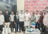 Mewat news: शिक्षा सहायकों के प्रतिनिधिमंडल ने जिला प्रमुख जान मोहम्मद को ज्ञापन सौंपा।