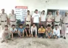 Nuh mewat news: नूंह पुलिस ने 8 साइबर आरोपियों को गिरफ्तार कर 14 मोबाइल फोन 20 फर्जी सिम किए बरामद।