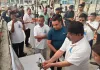 Palwal/ Hathin News : उपमंडल हथीन में आयोजित योग दिवस कार्यक्रम ने विधायक मोहम्मद इसराइल ने किया योगाभ्यास