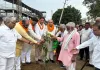 Faridabad News : सेवा और संकल्प अभियान के तहत अनाज मंडी में चला सफाई व पौधारोपण अभियान