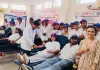 Faridabad News : अग्रवाल कॉलेज में मेगा रक्तदान शिविर का आयोजन किया गया