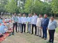 Faridabad News : नगर निगम फरीदाबाद द्वारा आयुष विभाग के सहयोग से रोज गार्डन में योग शिविर का आयोजन