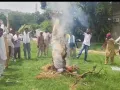 Panchkula News: सफाई कर्मचारियों ने फूंका मंत्री कृष्ण बेदी का पुतला, आंदोलन तेज करने की चेतावनी