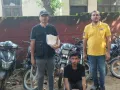 Gurugram News: बाइक चोरी के आरोप में 20 वर्षीय युवक गिरफ्तार, सात बाइक और स्कूटी बरामद