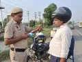 Gurugram/Manesar News: मानेसर पुलिस की सख्ती, ट्रैफिक नियमों के उल्लंघन पर चालान काटे