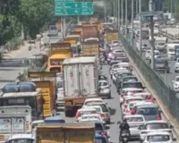 Gurugram News : दिल्ली-जयपुर हाईवे लगा जाम, 40 मिनट फंसे रहे लोग 