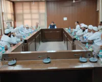 Nuh Mewat News: बकरीद पर्व को लेकर एसपी ने धार्मिक गुरुओं संग बैठक कर शांति व कानून व्यवस्था बनाए रखने की अपील