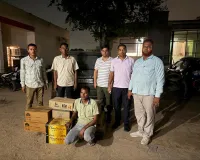 Nuh Mewat News: नगीना में शराब तस्कर चढ़ा पुलिस के हत्थे, भारी मात्रा में अंग्रेजी शराब व बीयर बरामद