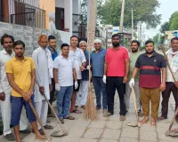Palwal News : कृष्ण भारद्वाज जिला आईटी प्रमुख भाजपा युवा मोर्चा के सानिध्य में चला सफाई अभियान