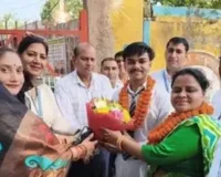 Narnaul News: जापान से लौटे छात्र ध्रुव गौतम का राजकीय माडल संस्कृति वरिष्ठ माध्यमिक विद्यालय में भव्य स्वागत 