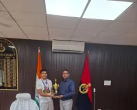 Nuh Mewat News: नेशनल एथलेटिक्स चैंपियनशिप में शानदार प्रदर्शन पर हेड कांस्टेबल इखलास सम्मानित
