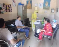 Faridabad news- एचएसवीपी संपदा अधिकारी नवीन कुमार ने मतदान केंद्रों का किया निरीक्षण