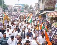 Narnaul News: जंतर-मंतर पर लाठीचार्ज का नारनौल में विरोध, राव दान सिंह के नेतृत्व में सड़कों पर उतरी कांग्रेस, एडीसी को राष्ट्रपति के नाम सौंपा ज्ञापन
