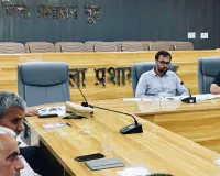 Nuh Mewat News: मानव संसाधन विभाग हरियाणा के आयुक्त एवं सचिव  के साथ वीडियो कॉन्फ्रेंस के माध्यम से सभी उपायुक्तों की बैठक।