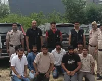 Gurugram News: ठेकेदार को रंगदारी की धमकी देने वाले आठ युवक गिरफ्तार 