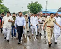 Nuh Mewat News: पुन्हाना में मुख्यमंत्री की जनसभा की तैयारियों का डीसी एसपी ने लिया जायजा