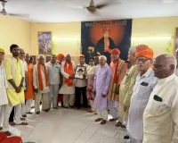 Faridabad News : सत्य सनातन वैदिक धर्म प्रचार यात्रा ट्रस्ट का स्वागत 22 सेक्टर आर्य समाज फरीदाबाद में हुआ