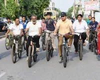 Palwal News : पलवल की सड़कों पर दिखा ‘खेलेगा भारत, जीतेगा भारत’ का जोश