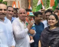 Palwal/Hodal News : उपमंडल होडल में आन-बान-शान से निकाली गई जिला स्तरीय तिरंगा यात्रा, तिरंगामय हुआ होडल