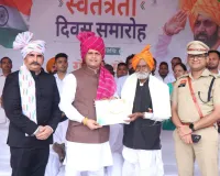 Palwal News: खेल राज्य मंत्री गौरव गौतम ने उत्कृष्ट कार्य करने वाले अधिकारियों, कर्मचारियों, खिलाडिय़ों एवं पुलिस टीमों को किया सम्मानित