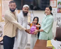 Nuh Mewat News: होनहार बच्ची सनम को कुसुम मलिक ने किया सम्मानित 