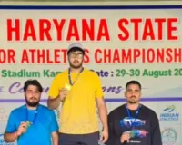 Faridabad News : हरियाणा ओपन जूनियर एथलेटिक्स में फरीदाबाद के 13 पदक