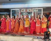 Faridabad News : गीता आश्रम में भजनों और नृत्य से कृष्णमय हुआ वातावरण