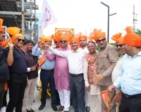 Faridabad News : 20 विंटेज कारों का ऐतिहासिक काफिला, हजारों लोगों की भागीदारी और शहरभर में हुआ स्वागत