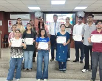 Faridabad News : अग्रवाल महाविद्यालय में हिंदी दिवस पर विभिन्न प्रतियोगिताओ द्वारा प्रतिभा खोज का आयोजन