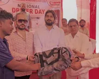 Palwal News: नेशनल ड्राइवर डे पर ड्राइवरों का सम्मान, सुरक्षित यातायात का दिया संदेश