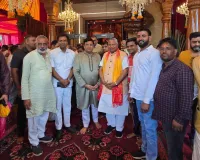 Narnaul News: कैबिनेट मंत्री विपुल गोयल के गणेश उत्सव में पहुंचे उद्योग व्यापार सुरक्षा मंच के दिग्गज, किया भव्य स्वागत