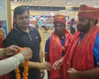 New Delhi/Palwal : जापान एशियन गेम्स में हरियाणा के खिलाड़ियों का शानदार प्रदर्शन, खेल मंत्री गौरव गौतम ने IGI एयरपोर्ट पर किया जोरदार स्वागत