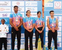 Faridabad News : 65वीं नेशनल ओपन सीनियर एथलेटिक्स चैंपियनशिप : मिक्स्ड 4 गुणा 100m रिले में हरियाणा टीम ने जीता कांस्य पदक
