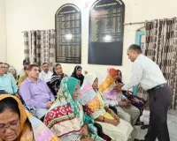 Palwal News : 'सेवा संकल्प अभियान' के तहत वीरांगनाओं एवं पूर्व सैनिकों का किया गया सम्मान