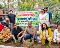Palwal News : महाकाल जिम में पौधारोपण, पर्यावरण संरक्षण का लिया संकल्प