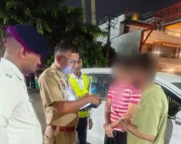 Panchkula News: लाल-नीली बत्ती वाली कार का 5 किलोमीटर पीछा, 30 हजार का चालान