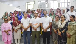 Palwal News : पलवल में आयोजित हुई 14-18 वर्ष की बालिकाओं की मैराथन