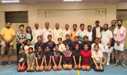 Palwal, News : अंतर्राष्ट्रीय योग दिवस के उपलक्ष में नेताजी सुभाषचंद्र बोस स्टेडियम में जिला योगासन प्रतियोगिता कराई