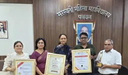 Palwal News : राष्ट्रीय शिक्षा नीति के सफल क्रियान्वयन और महिला सशक्तिकरण के क्षेत्र में सरस्वती महिला महाविद्यालय ने गाड़े सफलता के झंडे
