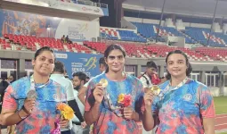 Faridabad News : इंडियन एथलेटिक्स में हरियाणा की बेटियों ने बनाया नया रिकॉर्ड