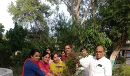 Palwal News : विश्व पर्यावरण दिवस पर आईटीआई पलवल में हुआ पौधारोपण कार्यक्रम
