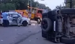 Gurugram News: थार ने खाटू श्याम दर्शन के लिए जा रहे परिवार की गाड़ी को मारी टक्कर, चार घायल