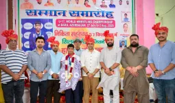 Gurugram News : विश्व कुश्ती चैंपियनशिप में "रजत" जितने वाली निकिता के सम्मान में जुटा शहर 