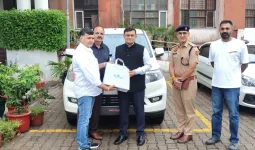 Nuh News: एमथ्रीएम फाउंडेशन ने नूंह पुलिस को भेंट की नई बोलेरो गाड़ी, एसपी ने जताया आभार