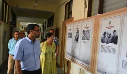 Nuh News: विभाजन विभीषिका स्मृति दिवस पर लघु सचिवालय में लगाई गई प्रदर्शनी