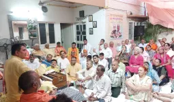 Faridabad News : संस्कारयुक्त परिवार ही राष्ट्र की उन्नति का आधार: आचार्य पुनीत शास्त्री
